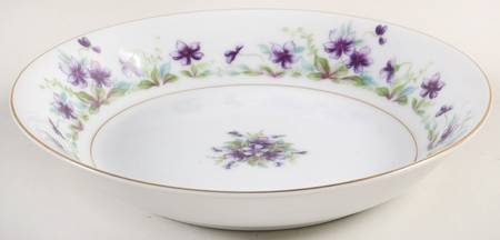 Violet Coupe Soup Bowl