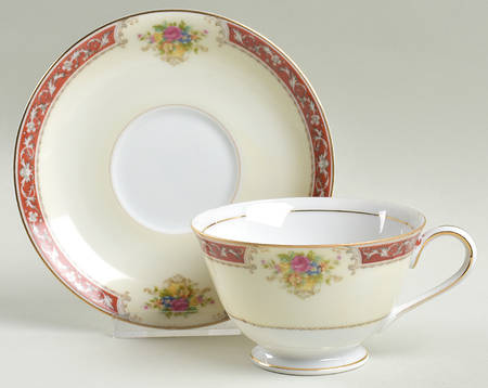 ALB1 Footed Cup & Saucer Set