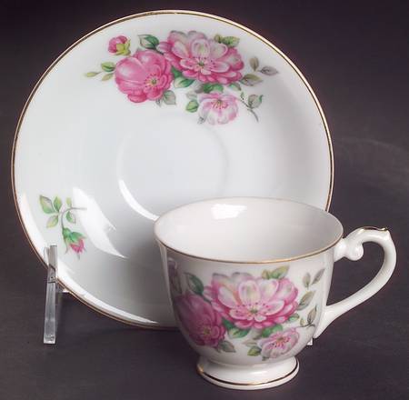 ALB3 Footed Demitasse Cup & Saucer Set