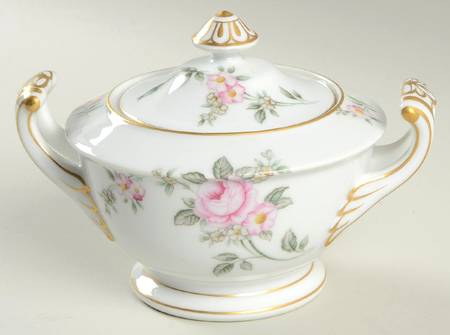 Wild Rose Sugar Bowl & Lid
