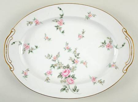 Wild Rose 16" Oval Serving Platter by Albion-Japan