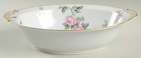 Wild Rose 11" Oval Vegetable Bowl