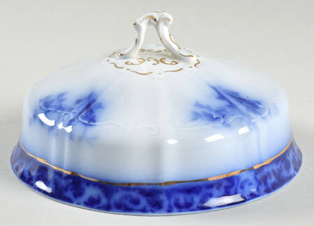 Touraine (Flow Blue) Lid for Round Butter