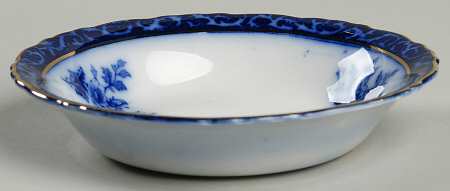 Touraine (Flow Blue) Fruit/Dessert (Sauce) Bowl
