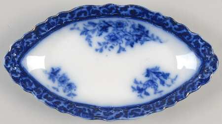 Touraine (Flow Blue) Relish/Gravy Underplate