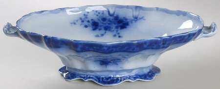 Touraine (Flow Blue) Oval Vegetable No Lid