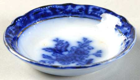 Touraine (Flow Blue) Butter Pat
