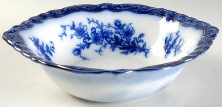 Touraine (Flow Blue) 10" Round Vegetable Bowl