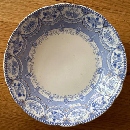 Venetian Dark Blue 9" Round Vegetable Bowl