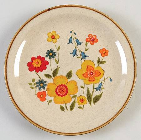 Floral Fantasy Salad Plate
