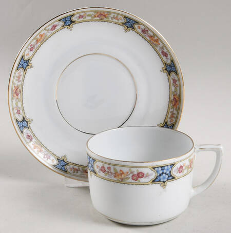ALT108 Footed Cup & Saucer Set
