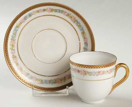 5544 Flat Demitasse Cup & Saucer Set
