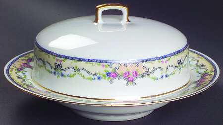 Arabesque Round Covered Butter