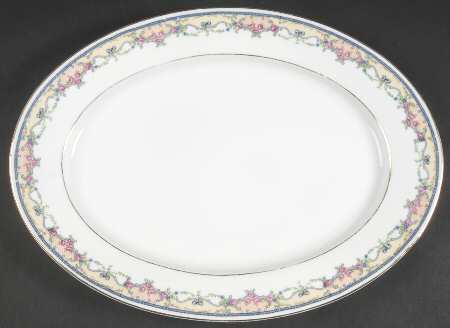 Arabesque 14" Oval Serving Platter