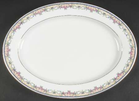Arabesque 16" Oval Serving Platter