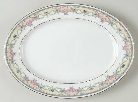 Arabesque 11" Oval Serving Platter