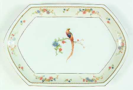 Bird of Paradise 17" Oval Serving Platter