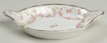 Bridal Rose (Scalloped, Gold Edge) Individual Augratin