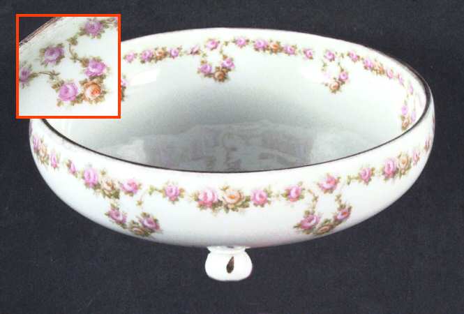 Fairy Rose Open Candy Dish