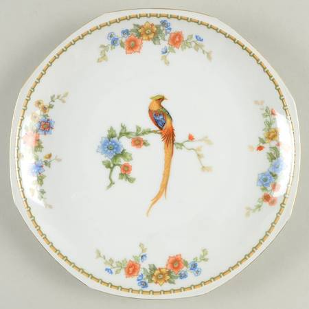 Golden Pheasant (Octagonal) Coupe Luncheon Plate