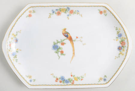 Golden Pheasant (Octagonal) 13" Oval Serving Platter