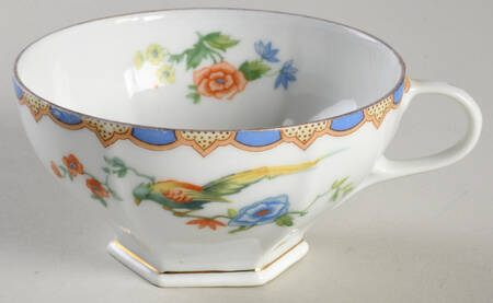 Golden Pheasant (Octagonal) Footed Cup