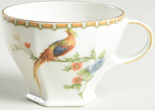 Golden Pheasant (Octagonal) Footed Demitasse Cup