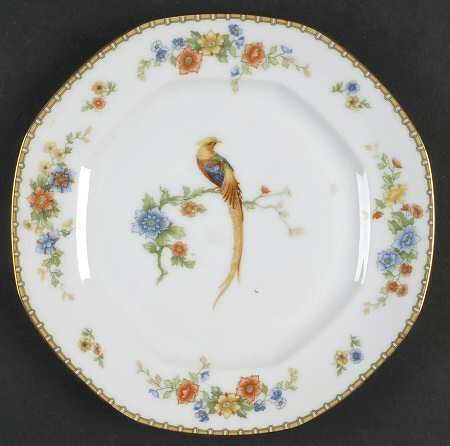 Golden Pheasant (Octagonal) Luncheon Plate