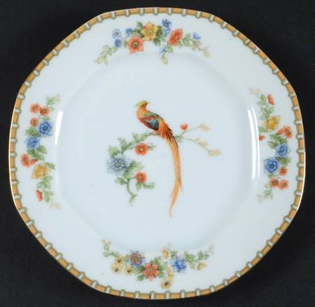 Golden Pheasant (Octagonal) Bread & Butter Plate