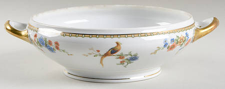 Golden Pheasant (Round) Round Vegetable No Lid
