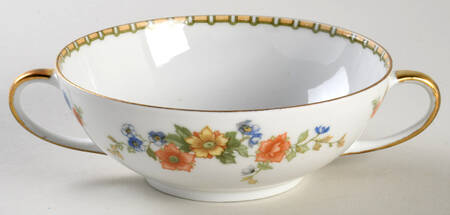 Golden Pheasant (Round) Flat Cream Soup Bowl