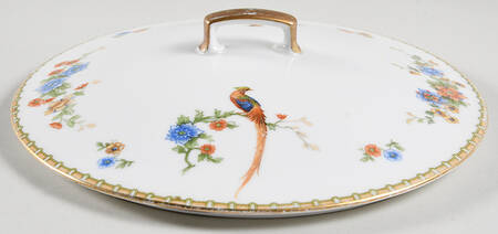 Golden Pheasant (Round) Lid for Round Vegetable