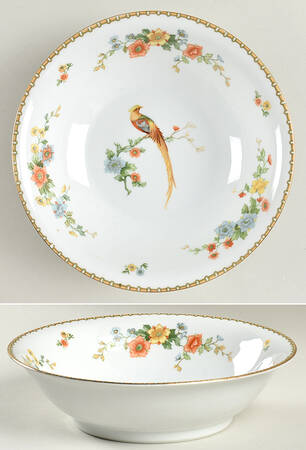 Golden Pheasant (Round) 8" Round Vegetable Bowl