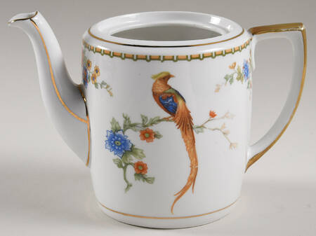 Golden Pheasant (Round) Teapot No Lid