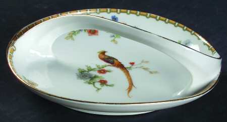 Golden Pheasant (Round) Handled Candy Dish