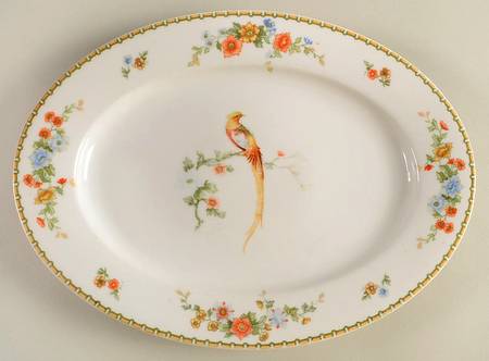 Golden Pheasant (Round) 11" Oval Serving Platter