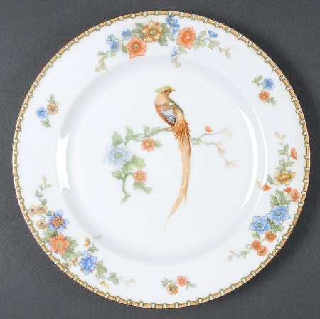 Golden Pheasant (Round) Salad Plate