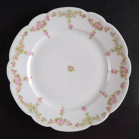 Rose China (Scalloped) Luncheon Plate
