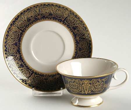 Albemarle Blue Footed Cup & Saucer Set