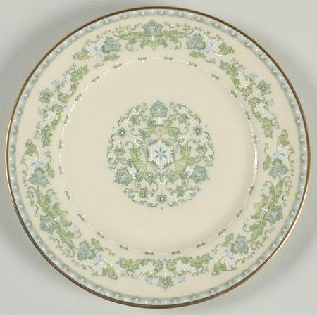 French Scroll Bread & Butter Plate