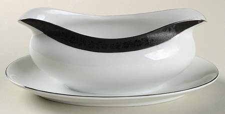Sonata Gravy Boat with Attached Underplate