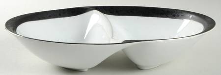 Sonata 11" Oval Divided Vegetable Bowl