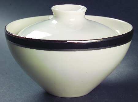 Ebony Sugar Bowl & Lid