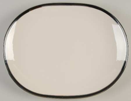 Ebony 12" Oval Serving Platter