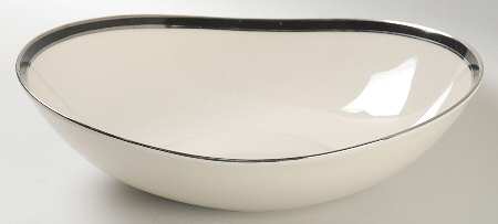 Ebony 9" Oval Vegetable Bowl