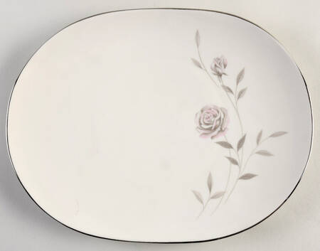 Evening Rose 13" Oval Serving Platter