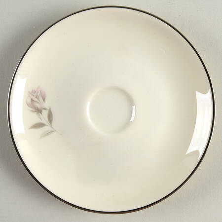 Evening Rose Saucer for Demitasse Cup