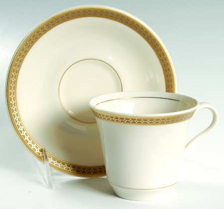 Morocco Flat Cup & Saucer Set