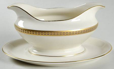 Morocco Gravy Boat with Attached Underplate