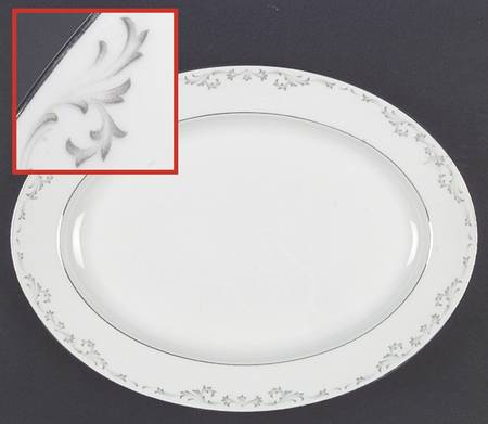 Monaco 14" Oval Serving Platter